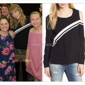 Pam & Gela - Cold Shoulder Sweatshirt